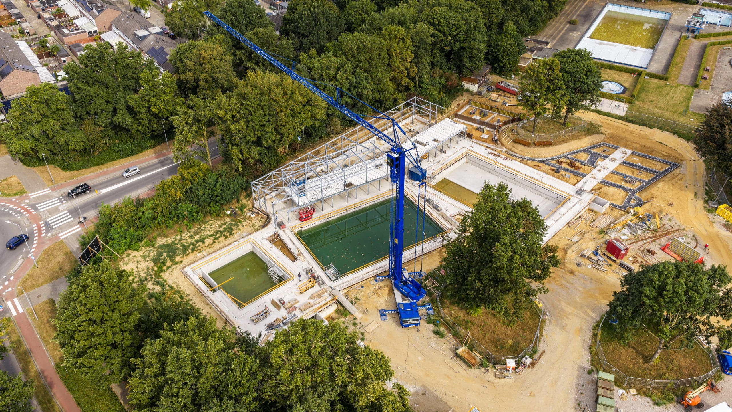 Binnenzwembad Venlo - Staalconstructie